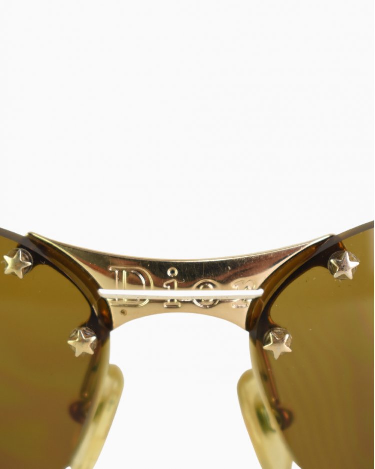 Christian Dior DIOR MINIPOP サングラス Óculos de sol Dior original minipop marrom 00063 feminino